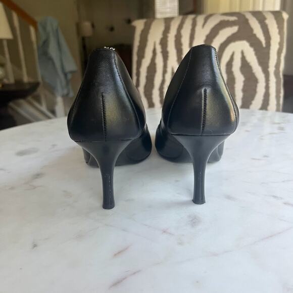 Calvin Klein Black Dolly Mid-Height Classic Point Toe Heels - Picture 14 of 15